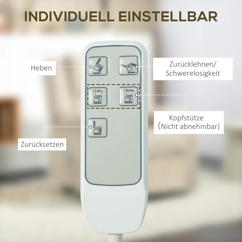 Fotel elektryczny z funkcją relaksu i podnoszenia, 3 silniki