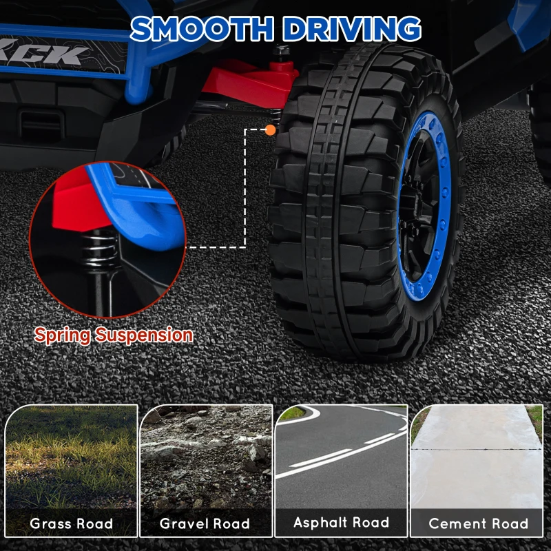 Elektro samochód dla dzieci, terenowy, z pilotem 2,4G