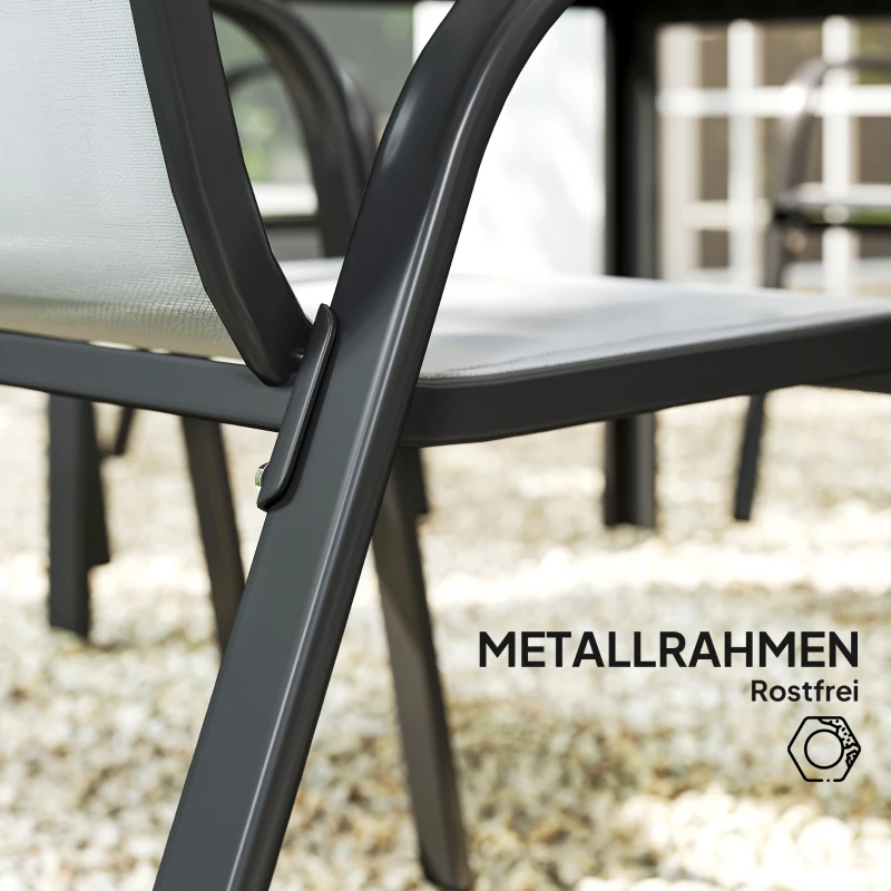 Zestaw jadalny 7-częściowy, stół i 6 krzeseł, dla 6 osób