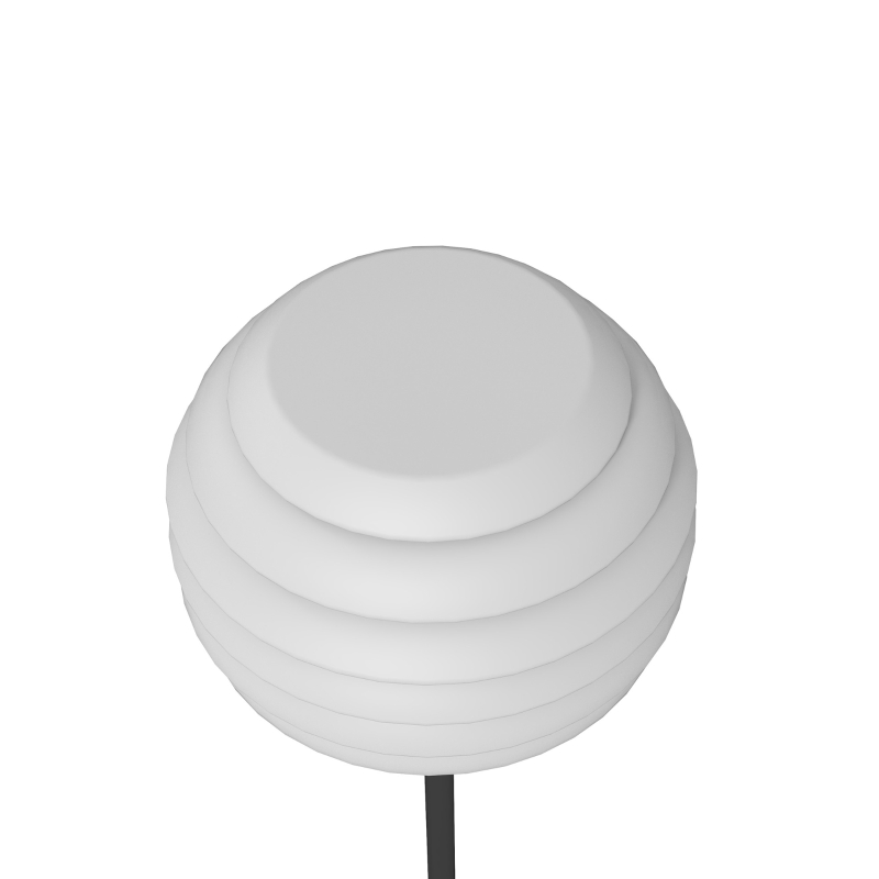 Lampa Stojąca Zewnętrzna, Lampa Stojąca, Stojąca Lampa do Wnętrz, Wodoszczelna IP44, Łagodne Ciepłe Światło, bez Żarówki, Czarny