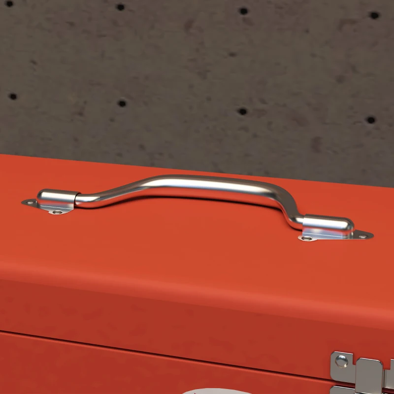 Skrzynka narzędziowa pusta, 45 x 24 x 27 cm, 3 szuflady