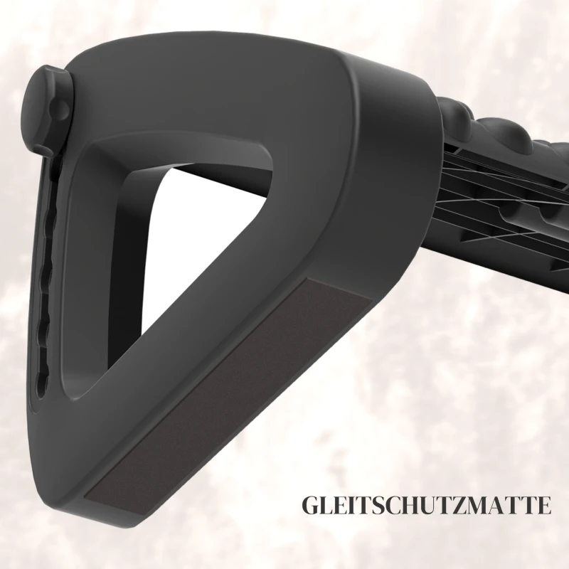 HOMCOM Foot Rest Under Desk, 6 Height Adjustable Footrest with Massage Texture and Rollers, Non-Slip Office Footstool for Under Desk, Black