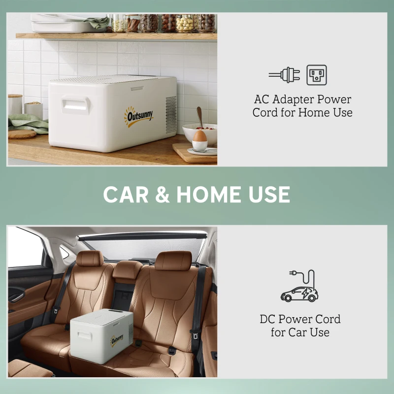 Kompresorowa lodówka elektryczna 16,8L z LED i trybem ECO