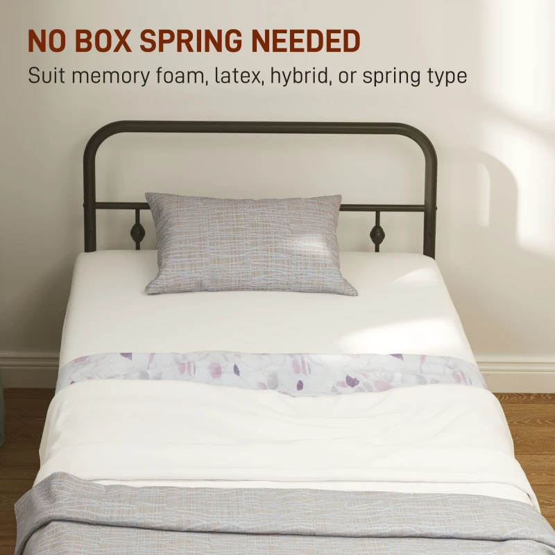 Łóżko składane 200x90 cm, metalowy stelaż, oszczędność miejsca