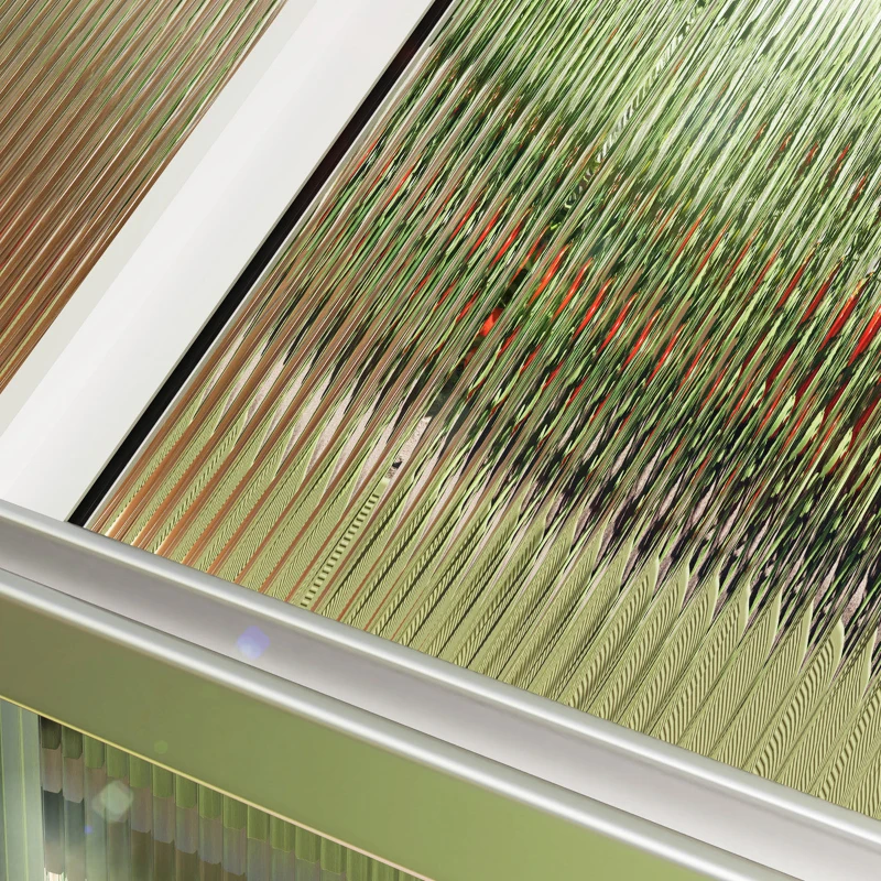 Outsunny 6 x 6ft Polycarbonate Greenhouse - Clear