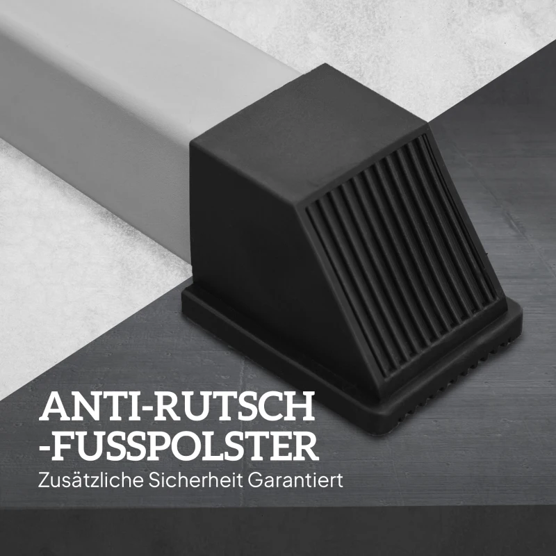 Stojak na hantle 2 szt., 3 poziomy, regulowana wysokość, stal