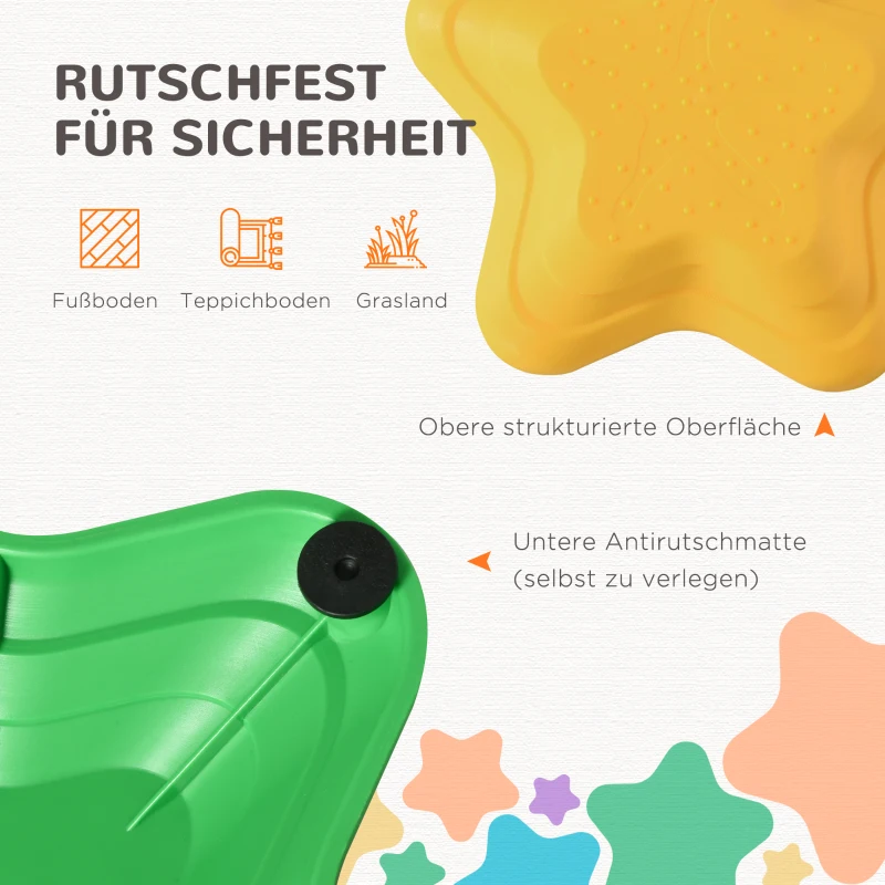 Zonekiz Kamienie do Balansowania, 11 elementowy Zestaw, Kamienie do Układania dla Dzieci, Balansery antypoślizgowe, Gra Balansowa do 80 kg, dla Równowagi, Motoryki