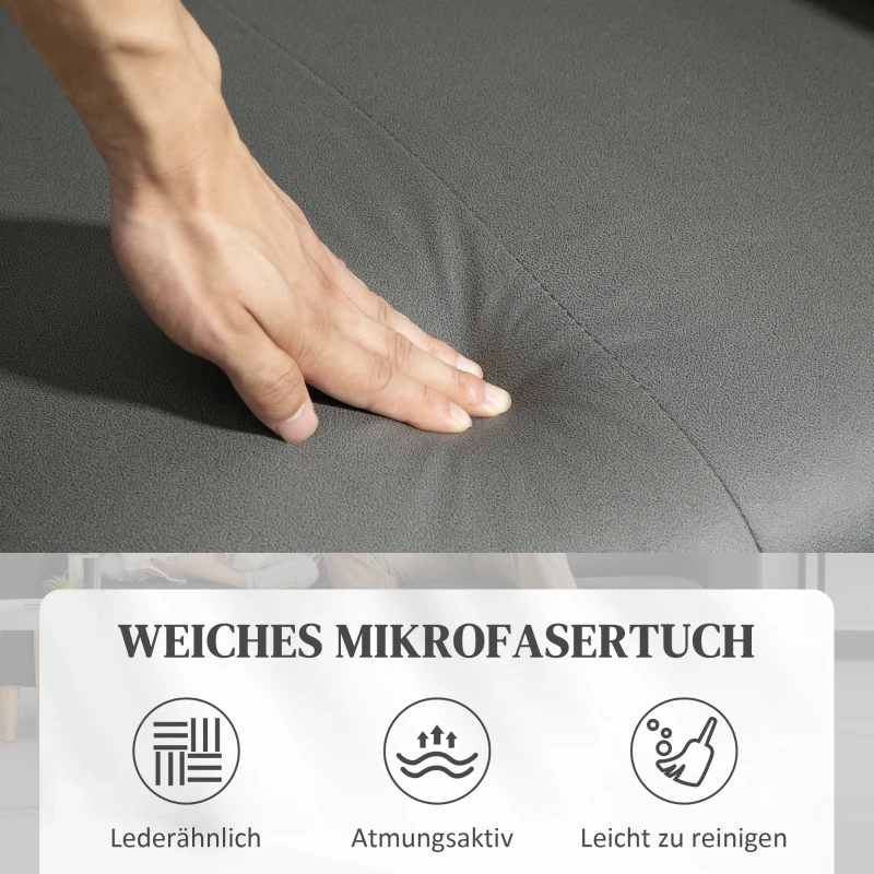 Fotel relaksacyjny z funkcją leżenia, szary, sprężyny kieszeniowe