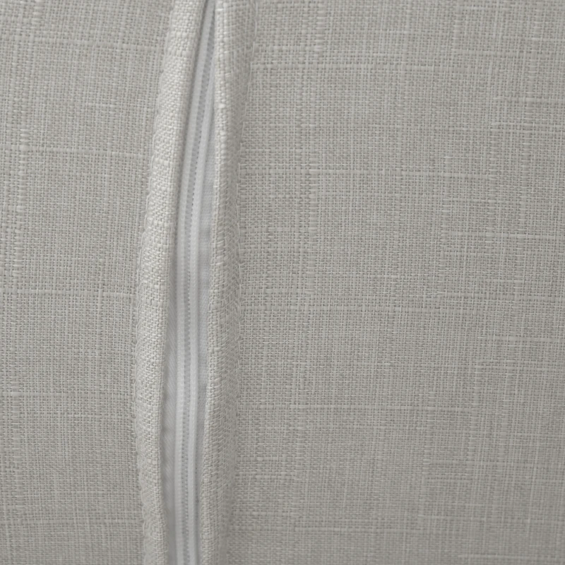 HOMCOM Relaxsessel mit Fußhocker, Grau, Lesesessel mit Armlehnen, 66,5 x 80 x 99 cm