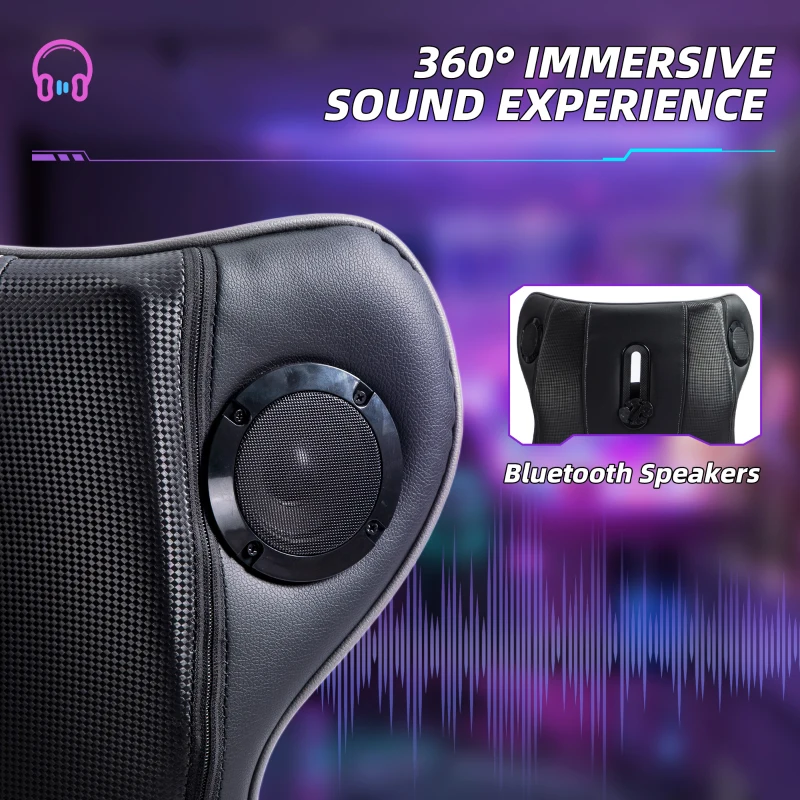 Fotel gamingowy Vinsetto, ergonomiczny, z funkcją bujania