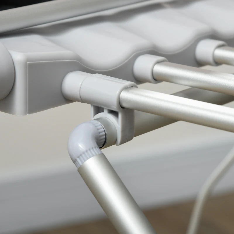 Elektryczny suszarka do prania, regulowana temperatura, składana