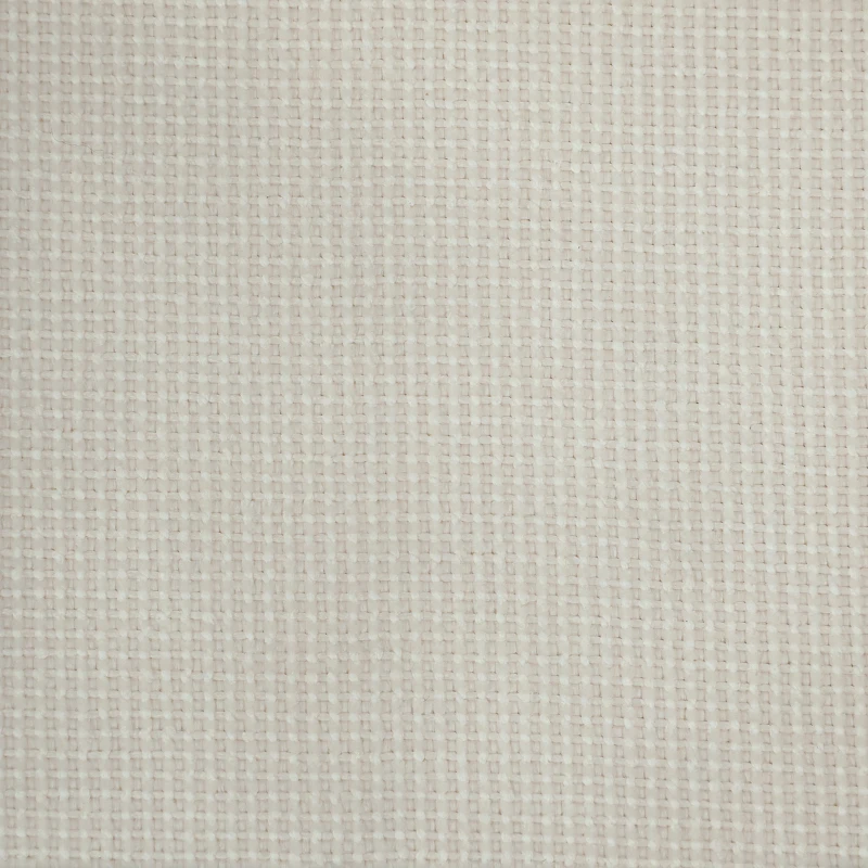 HOMCOM 36cm Round Storage Ottoman, Upholstered Chenille Footstool with Removable Lid, Vanity Stool for Living Room, Bedroom, Cream