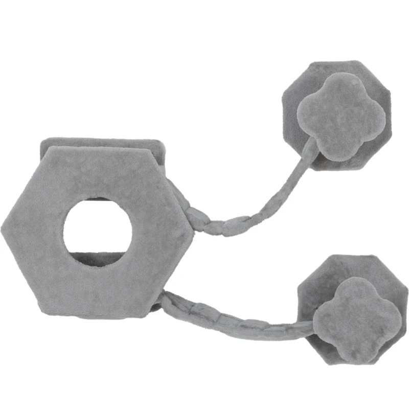 Kocia ścianka wspinaczkowa, legowisko, drapak, szary