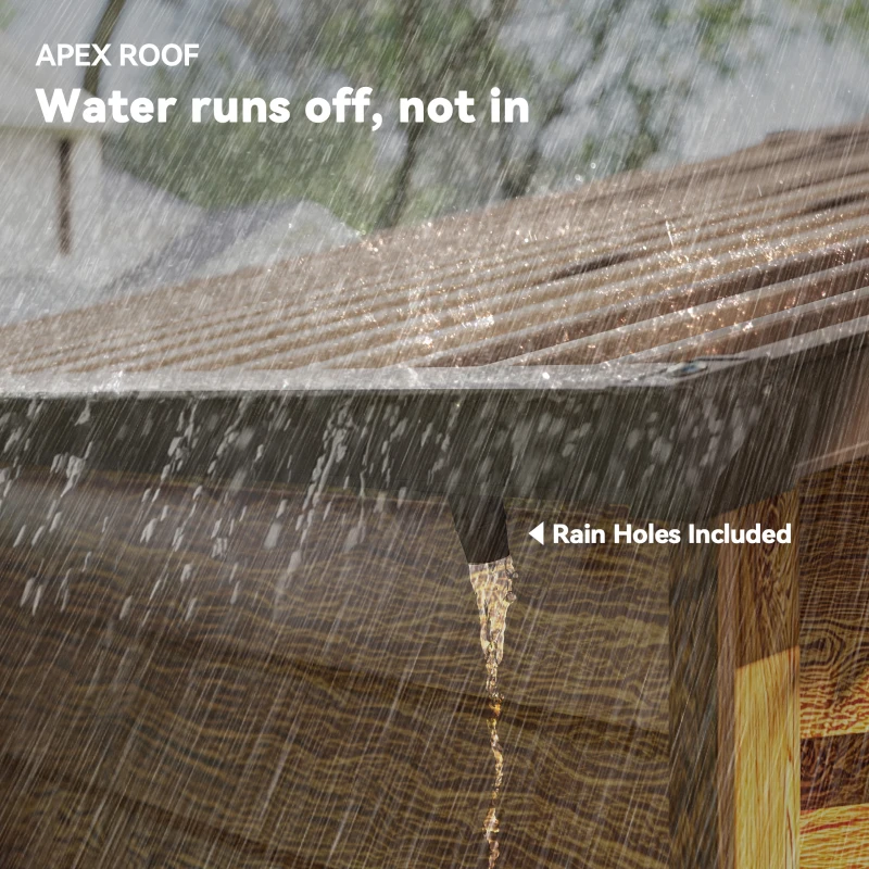 Domek narzędziowy metalowy w drewnianym wyglądzie, 3 m²