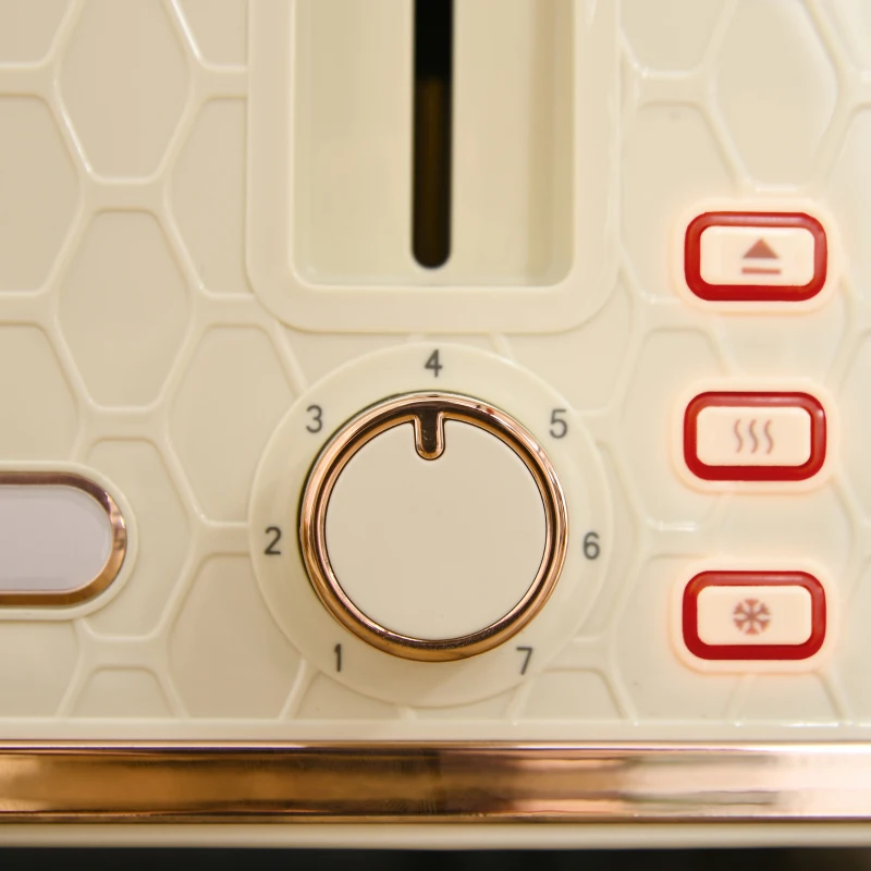 Czajnik elektryczny 1,7L z tosterem, 4 kromki, srebrny