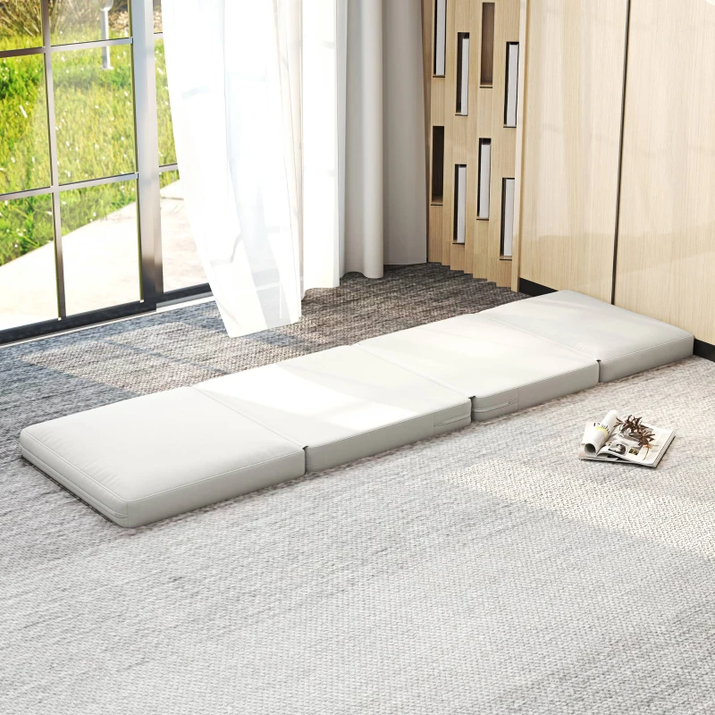 Sofa 3 w 1 HOMCOM, rozkładane, welurowe, z poduszkami