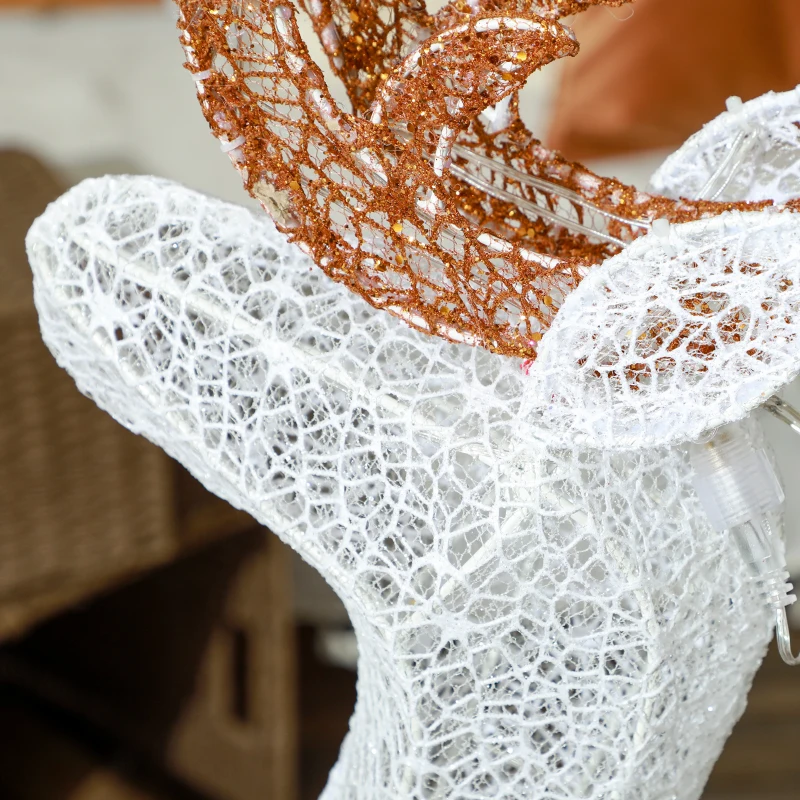 LED Renifer i sanie, dekoracja świąteczna, 170 światełek