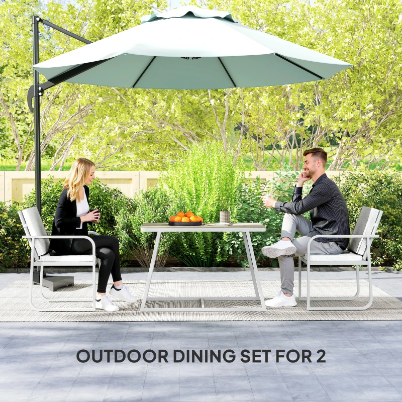 Zestaw mebli 3-częściowy, stół i 4 krzesła dla 2 osób