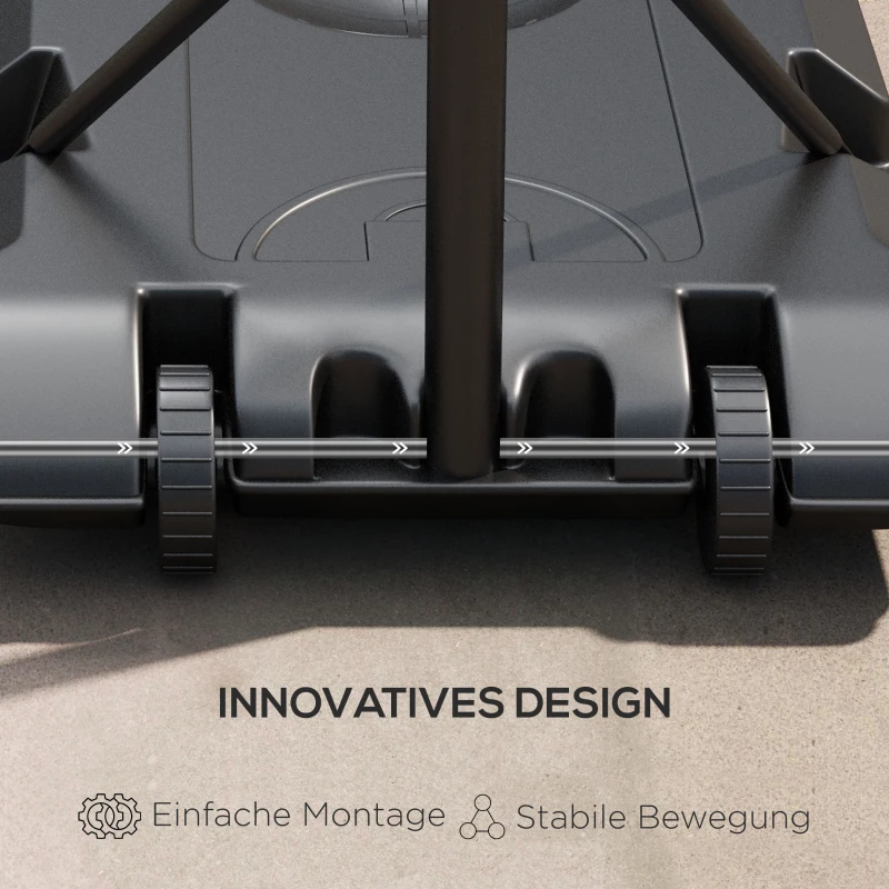 Kosz do koszykówki z regulacją 179-209 cm, czarny