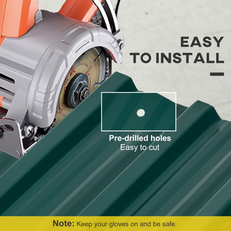 12 szt. blach trapezowych 129x45cm, ocynkowane, 0,25 mm