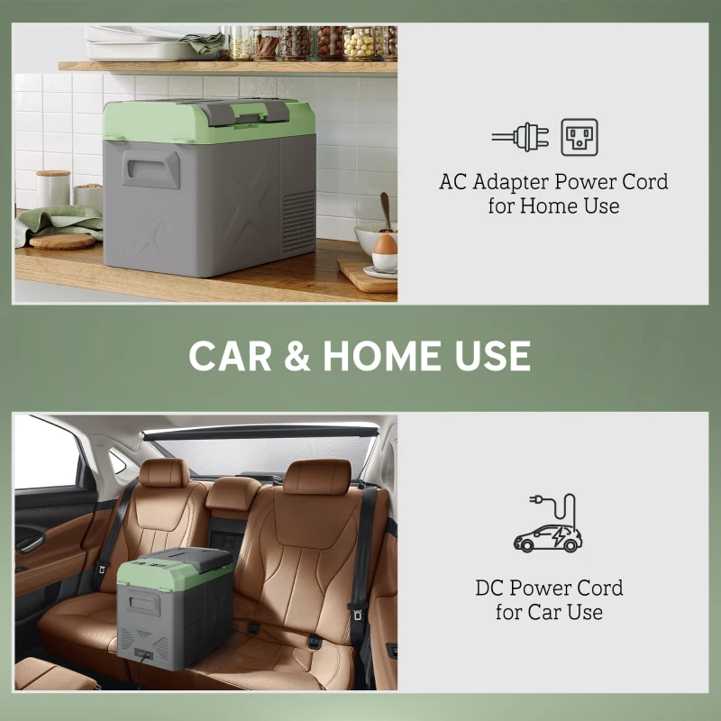 Kompresorowa lodówka elektryczna 24,2L z funkcją chłodzenia