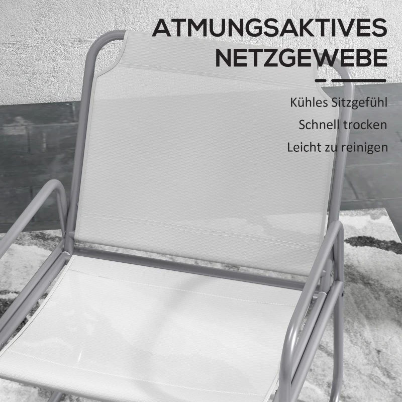 Zestaw bistro 3-częściowy, stół i 2 krzesła do ogrodu