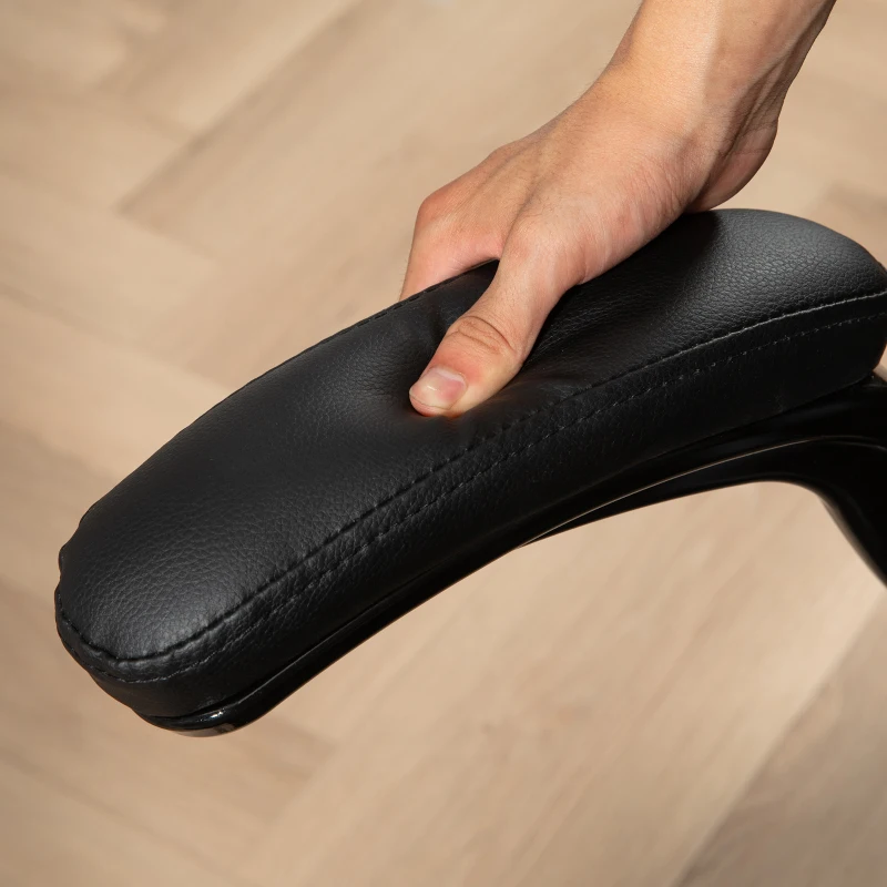 Ergonomiczny fotel biurowy z funkcją bujania, podłokietniki