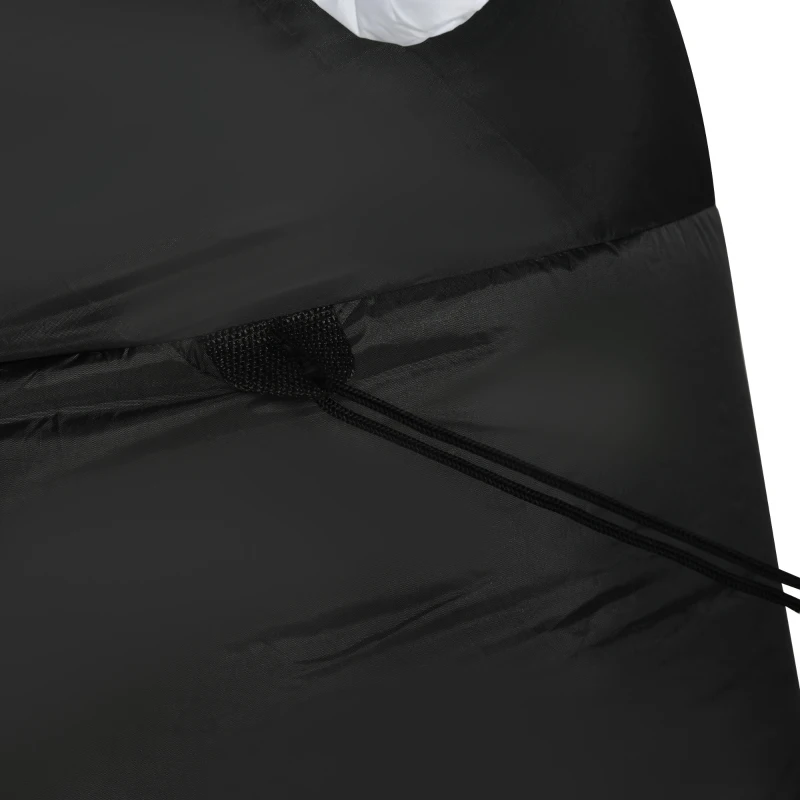 HOMCOM Halloween Nadmuchiwany Łuk z Kosiarzem 2,85 m Wielka Dekoracja z Oświetleniem LED, Dekoracje na Imprezy Wewnętrzne i Zewnętrzne