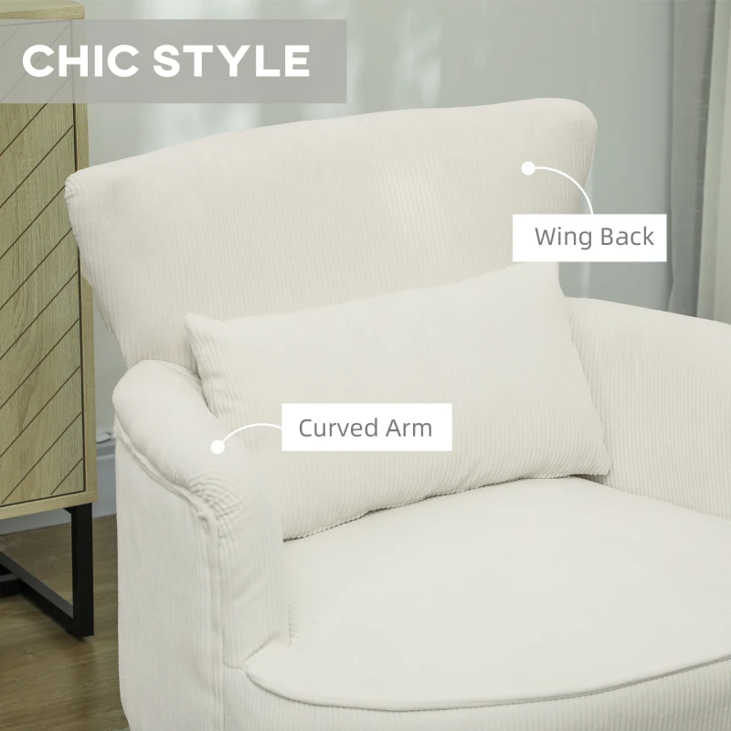 Fotel z podłokietnikami, tapicerowany, wygodny do salonu