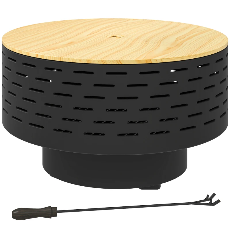 3 w 1 Misa Ogniskowa Ø60 cm, Stal Nierdzewna, Grill