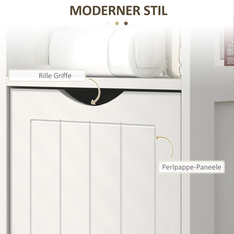 Szafka łazienkowa, kompaktowa z szufladami i półkami