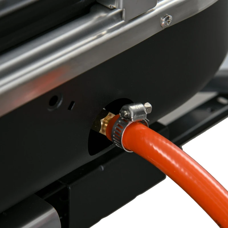 Grill gazowy 2,34 kW, składany, 2 palniki ze stali nierdzewnej