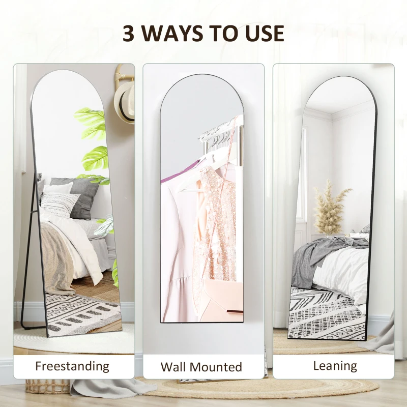 Lustro stojące/wiszace, bezramowe, 50x150 cm, nowoczesne