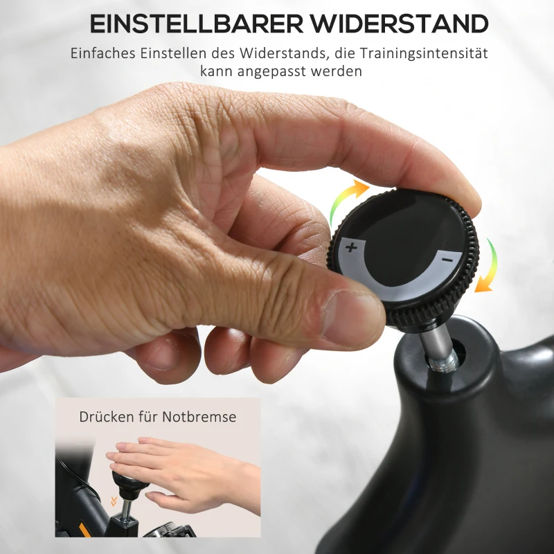 Trenażer rowerowy SPORTNOW, regulowane siedzenie, stalowy