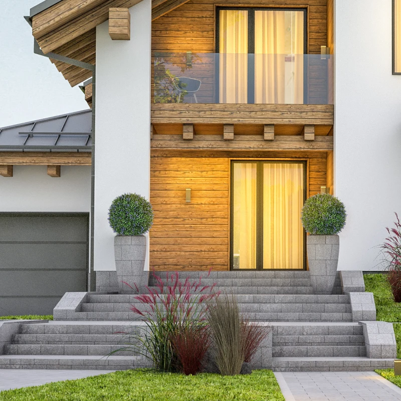 Zestaw 2 szt. Sztucznego Lawendy, 42 cm, Roślina Dekoracyjna