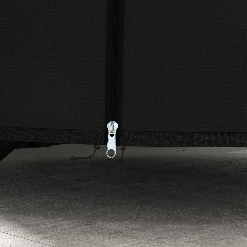 Pokrowiec na huśtawkę ogrodową Outsunny - wodoodporny, z ochroną UV, osłona na kosz huśtawkowy, fotel bujany - 300D Oxford Ø196 x 230H cm