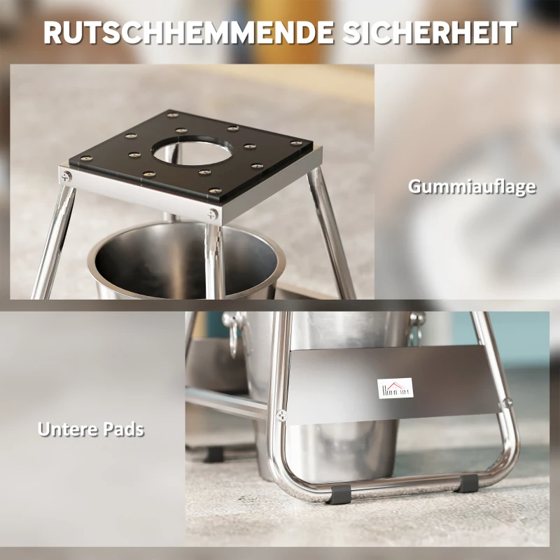 Stojak motocyklowy HOMCOM, uniwersalny uchwyt motocyklowy do 500 kg, stojak, podnośnik, platforma serwisowa