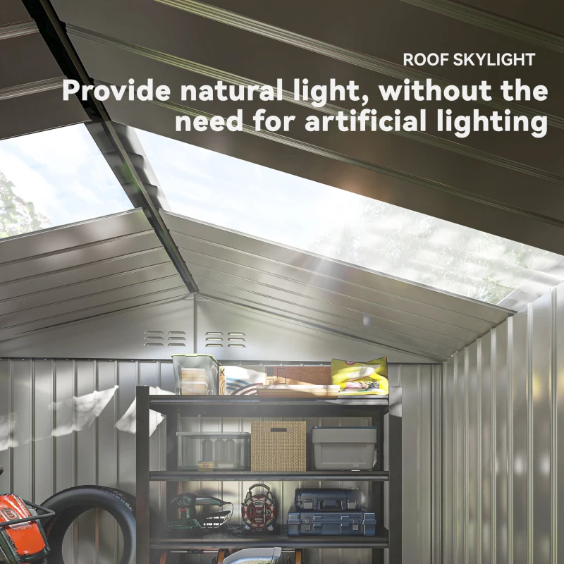 Wiatrołap ze stali ocynkowanej 4,9m², 277x195x192cm