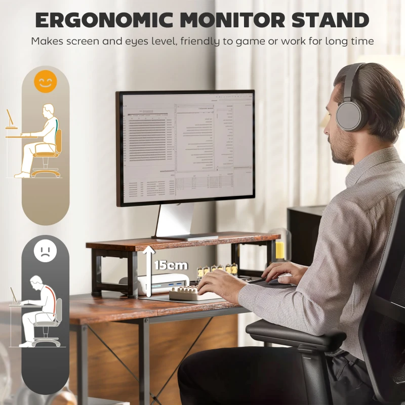 Biurko L-kształtne 168 x 120 cm z półkami, narożne