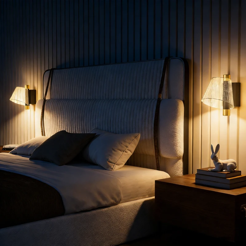 HOMCOM Led Wall Lamp 2 Pack, 5W Modern Indoor Starry Wall Light, Colour Temperature Adjustable 3000K/4000K/6500K, for Bedroom, Living Room, Hallway, Stairs, Black