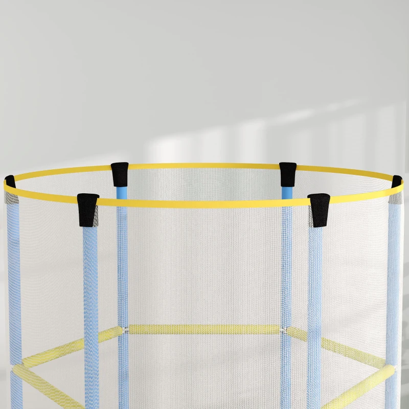 Trampolina dla dzieci Ø140 cm, wewnętrzna, z siatką ochronną