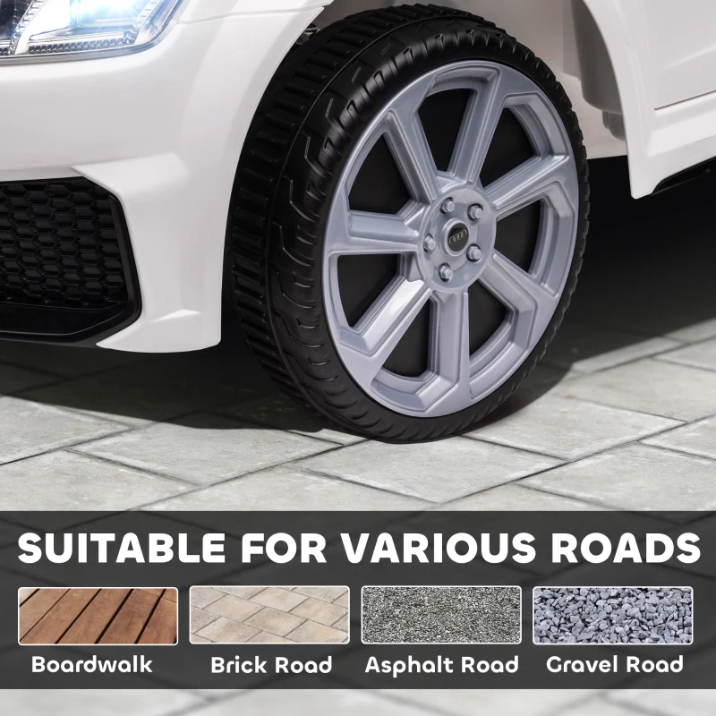 Elektroauto dla dzieci 12V, zdalne sterowanie, biały