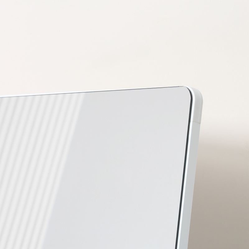 HOMCOM Lustro stojące, lusterko w całości z stojakiem, 45 x 160 cm, lustro do garderoby, lustro do przebierania do sypialni, salonu, srebrny