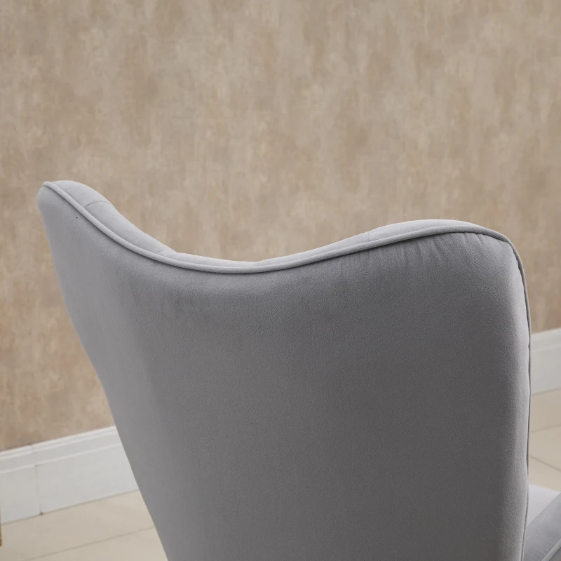 Fotel bujany ergonomiczny, z podłokietnikami, do karmienia