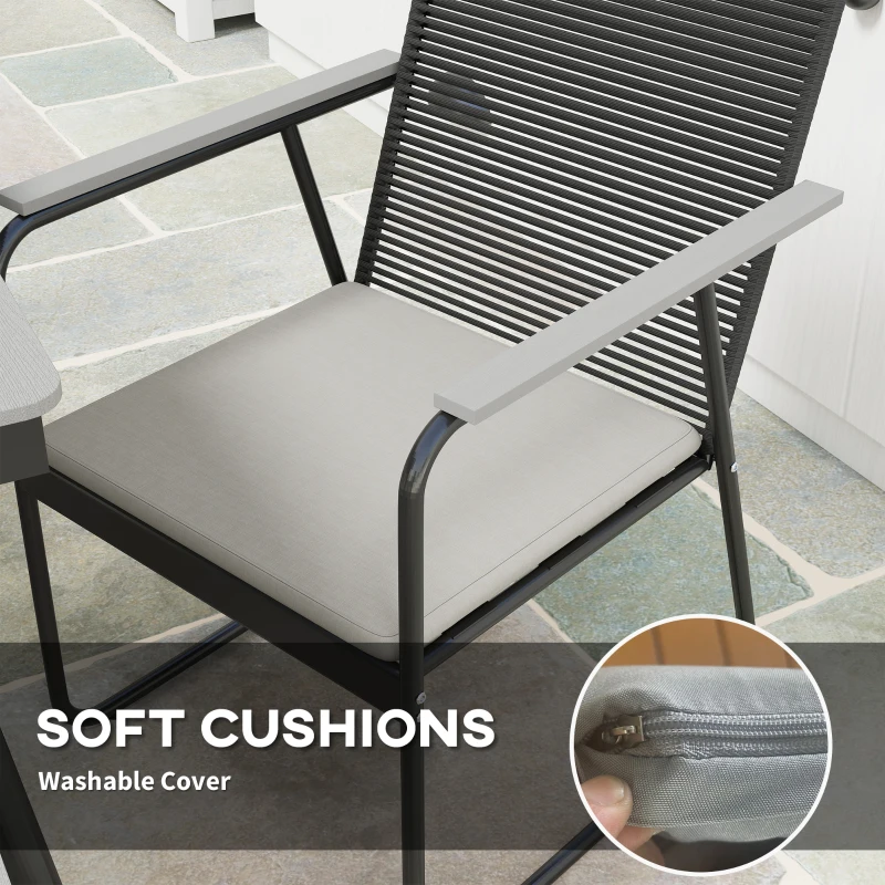 Zestaw mebli ogrodowych 7-częściowy, stół dla 6 osób