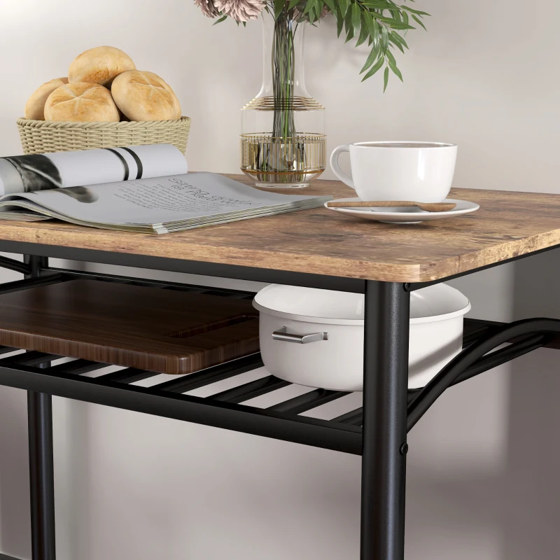 Zestaw jadalniany 4-częściowy, stół, krzesła, ławka