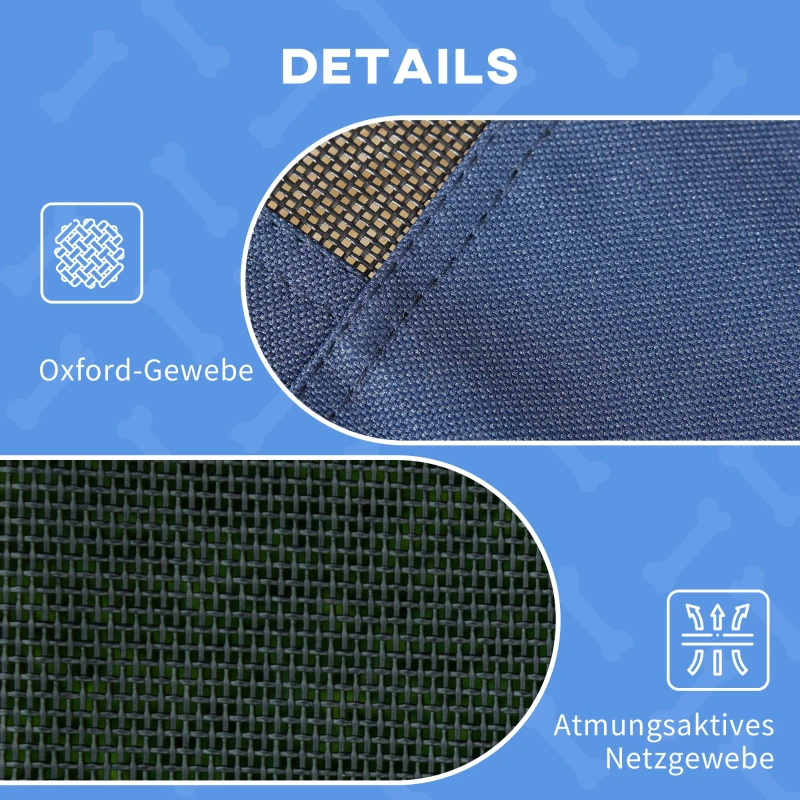 Łóżko dla psa z daszkiem, podwyższone, oddychające, outdoor