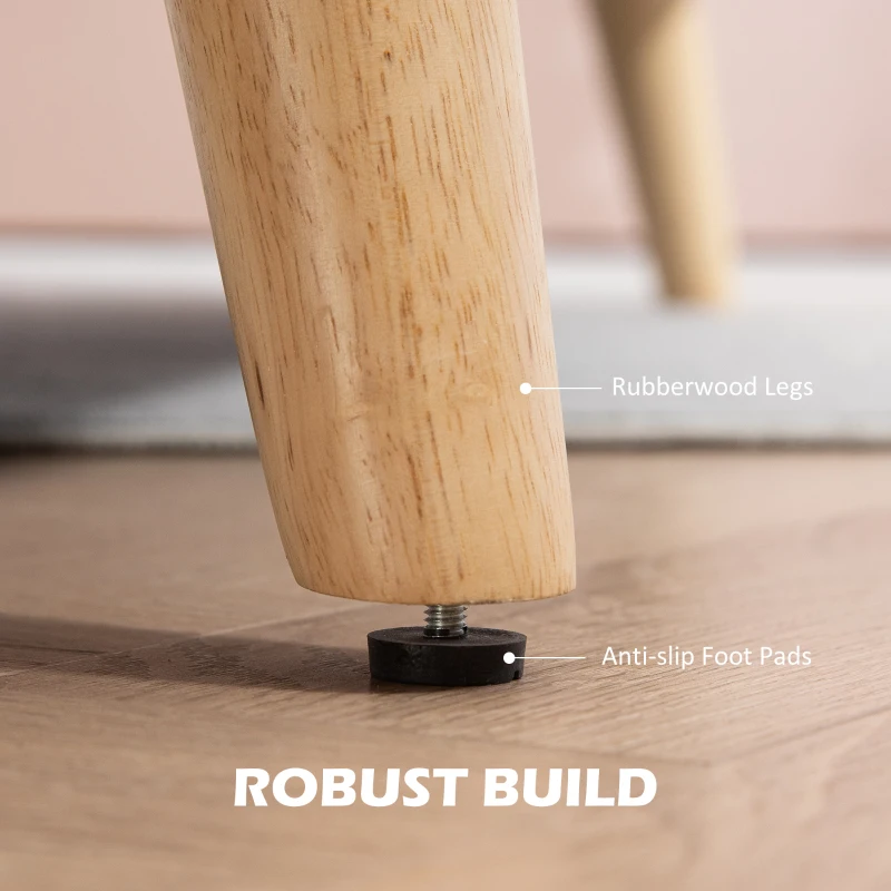 Sofa 2-osobowe, welurowe, z grubymi poduszkami, Beżowe