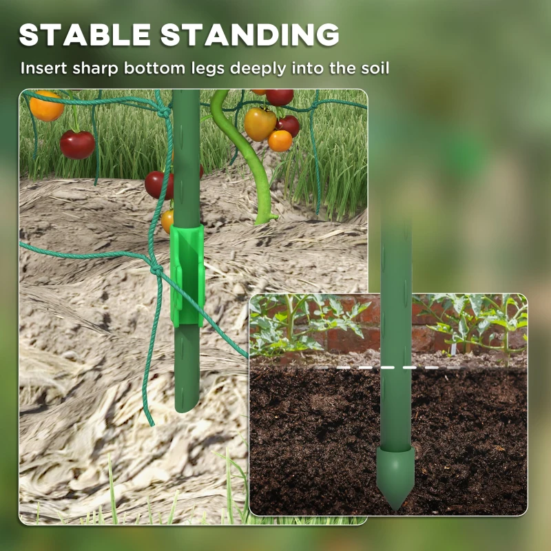 Regulator do roślin, regulowane kratki wsporcze, siatka
