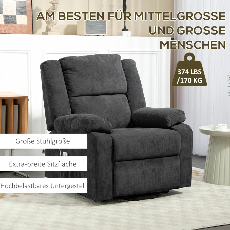 Fotel elektryczny z funkcją relaksu i podnoszenia, 3 silniki